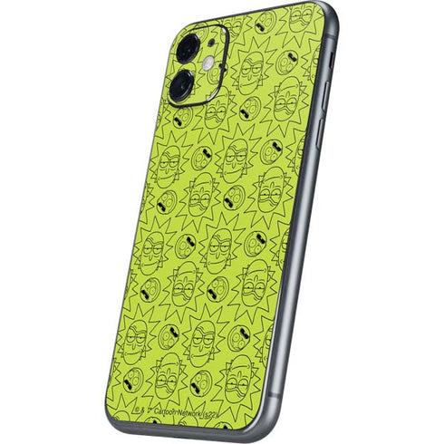 Adult Swim Rick and Morty Rick and Morty All Over Print iPhone 11 Skin